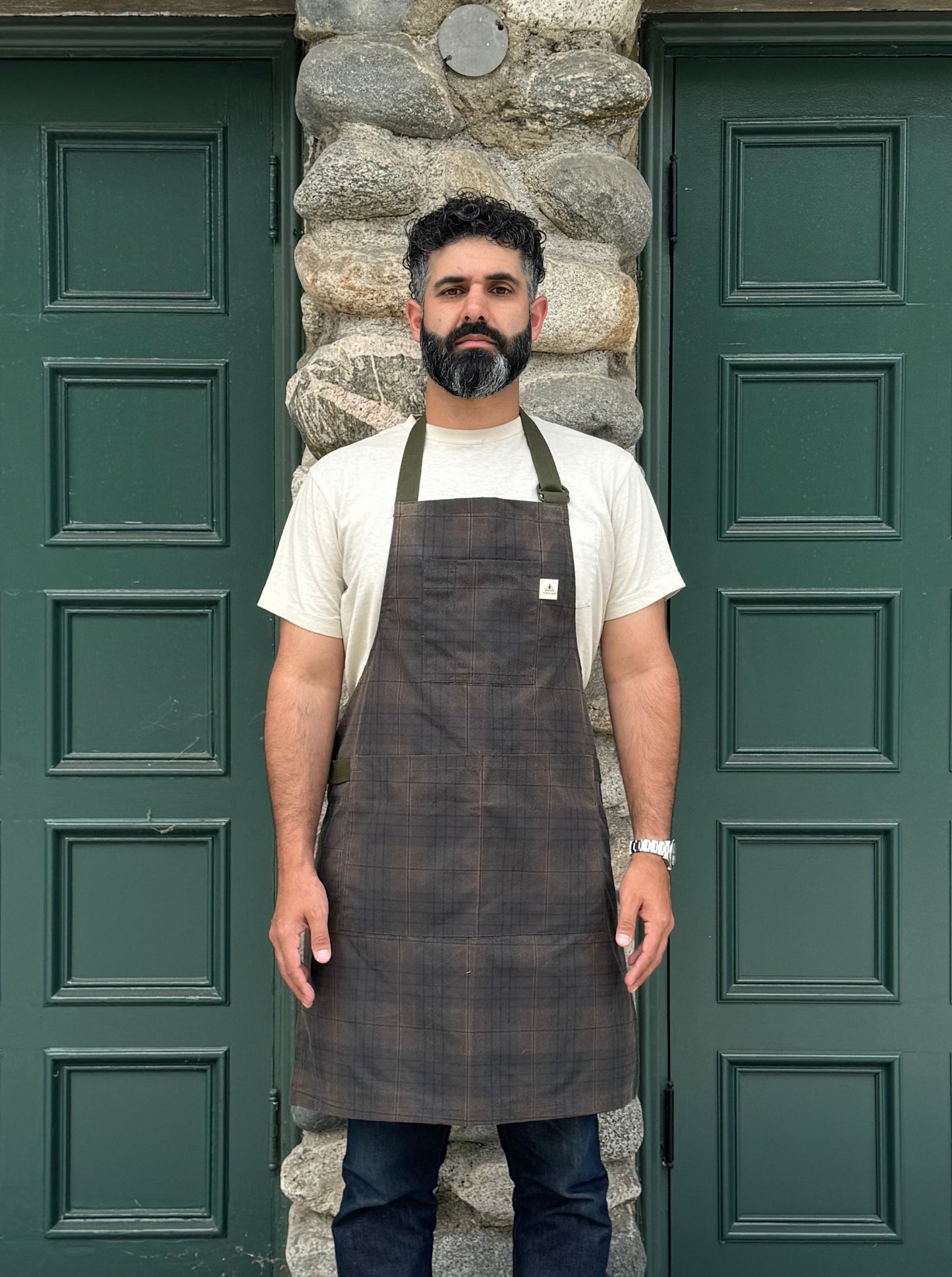 Waxed Canvas Buckhorn Apron