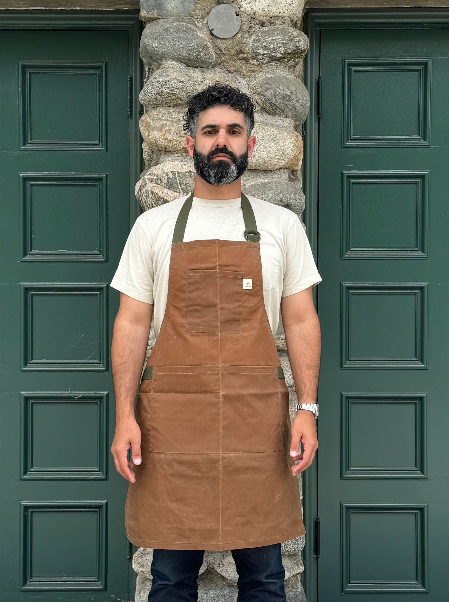 Waxed Canvas Buckhorn Apron