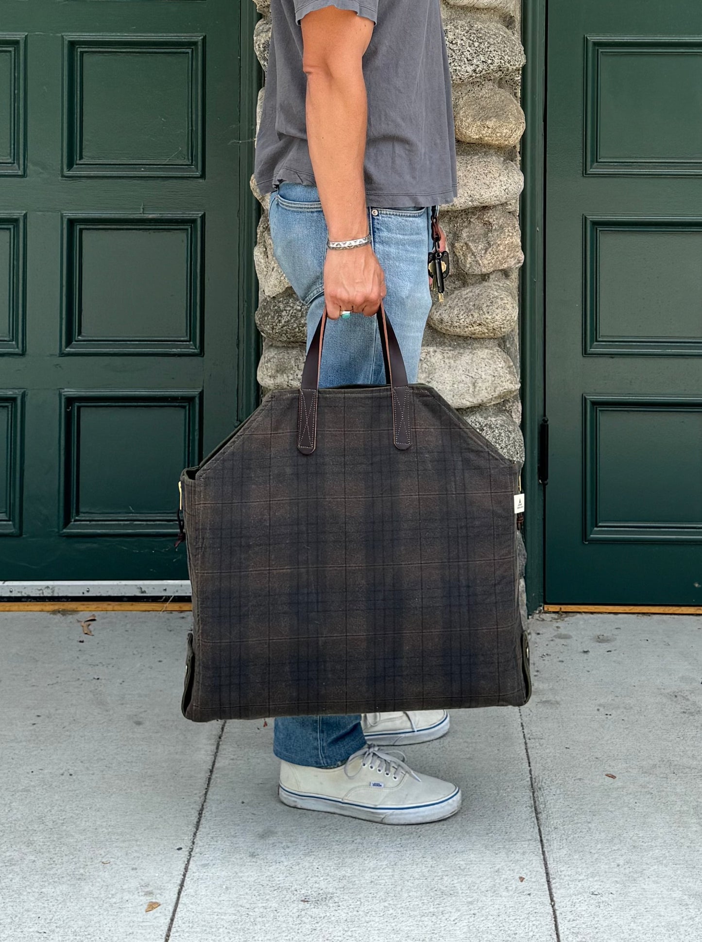 The Newcomb (Plaid Waxed Canvas)